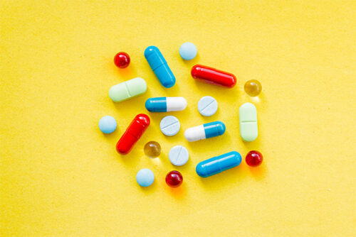 array of vitamins
