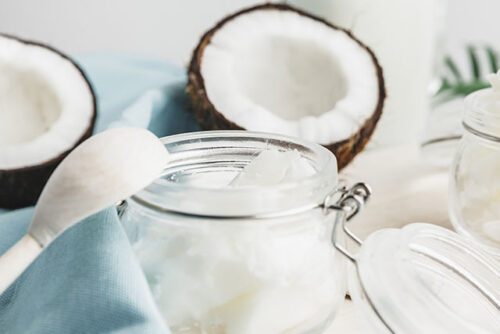 Coconuts and coconut oil.