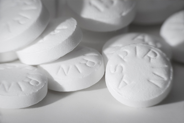A pile of low-dose aspirin.