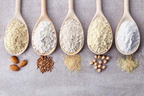 Image of spoons with different seeds in them.