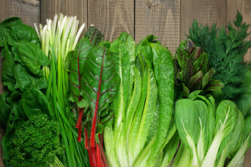 Image of leafy greens that could be included in a new, healthy diet.