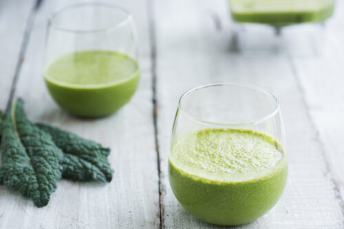 Image of smoothies for a green diet.