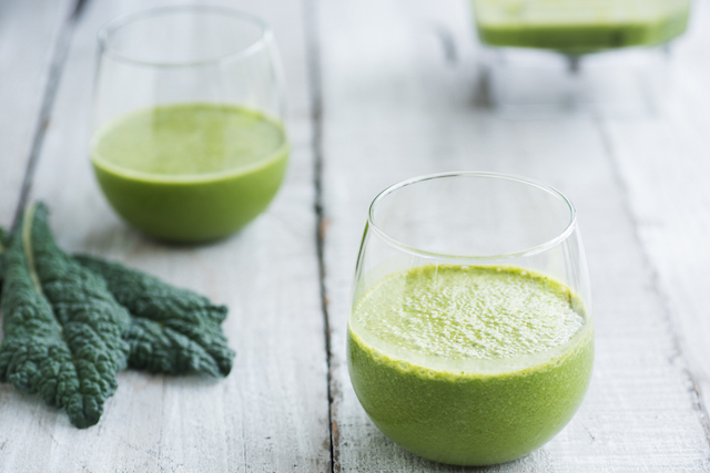 Image of smoothies for a green diet.