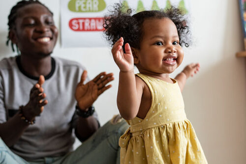 happy toddler
