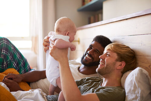 dads with newborn