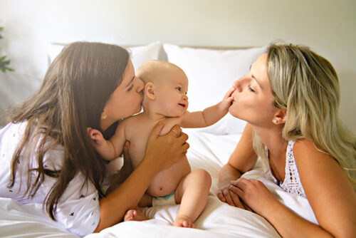 moms with baby