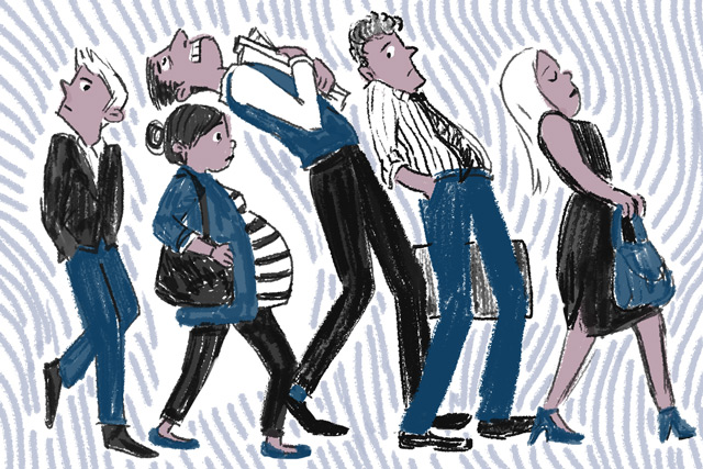pregnant worker illustration
