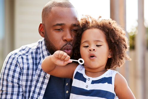 Father and daughter