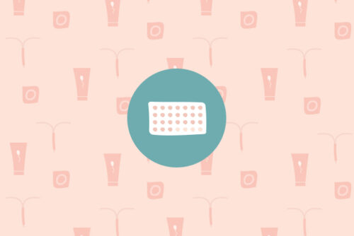 Graphic of a type of birth control.
