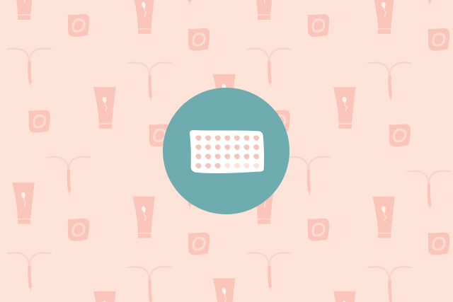 Graphic of a type of birth control.