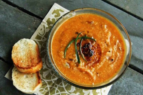 curried carrot shorba