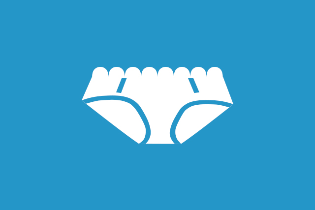 Graphic of underwear to represent cervical fluid tracking.