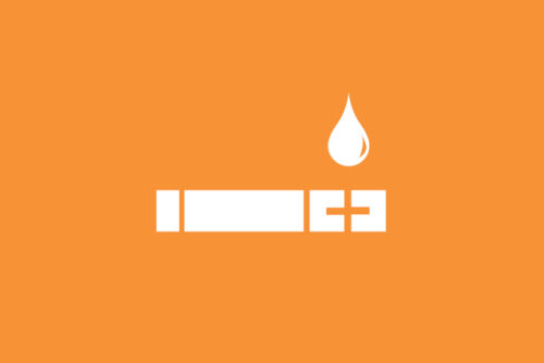 A graphic of a drop on an ovulation test to represent the importance of tracking your ovulation test with Ovia Fertility.