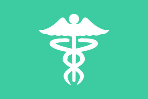 A health symbol to represent tracking physical symptoms of ovulation with Ovia Health.