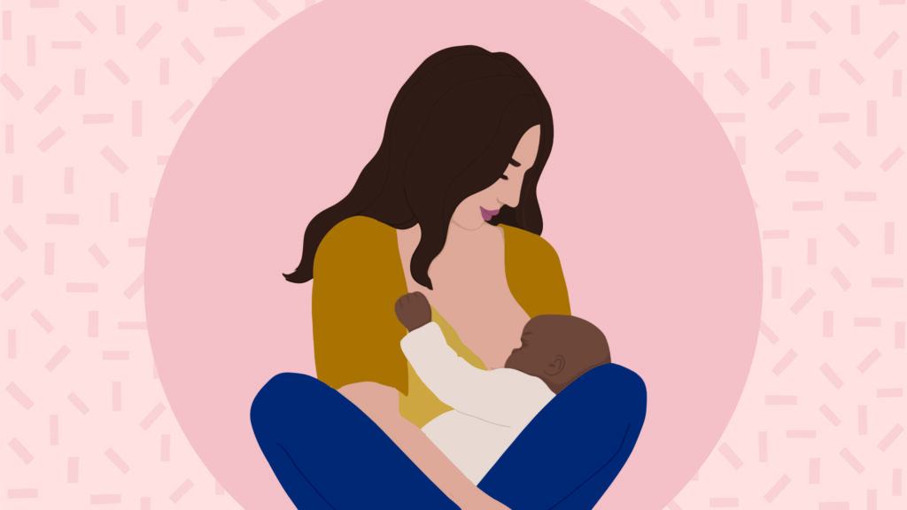 Image of woman breastfeeding
