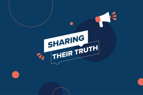 sharing her truth logo