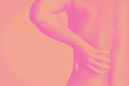 pregnant woman with a backache