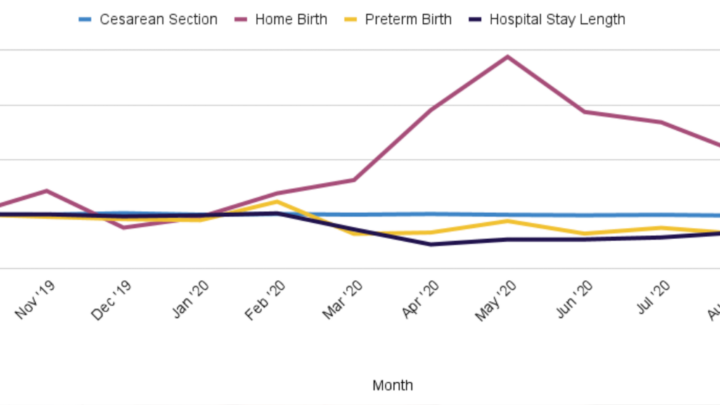 graph depicting Delivery Outcomes During the COVID-19 Pandemic